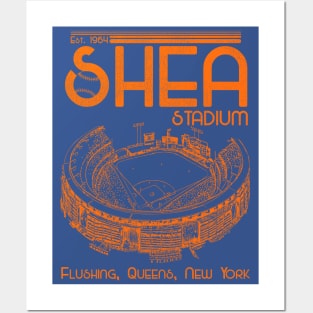Defunct Shea Stadium New York Baseball Posters and Art